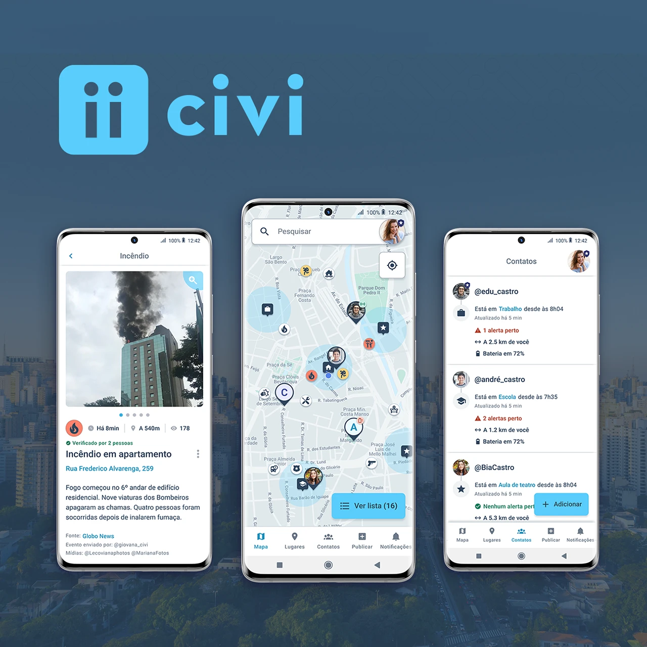 Civi mobile app cover image