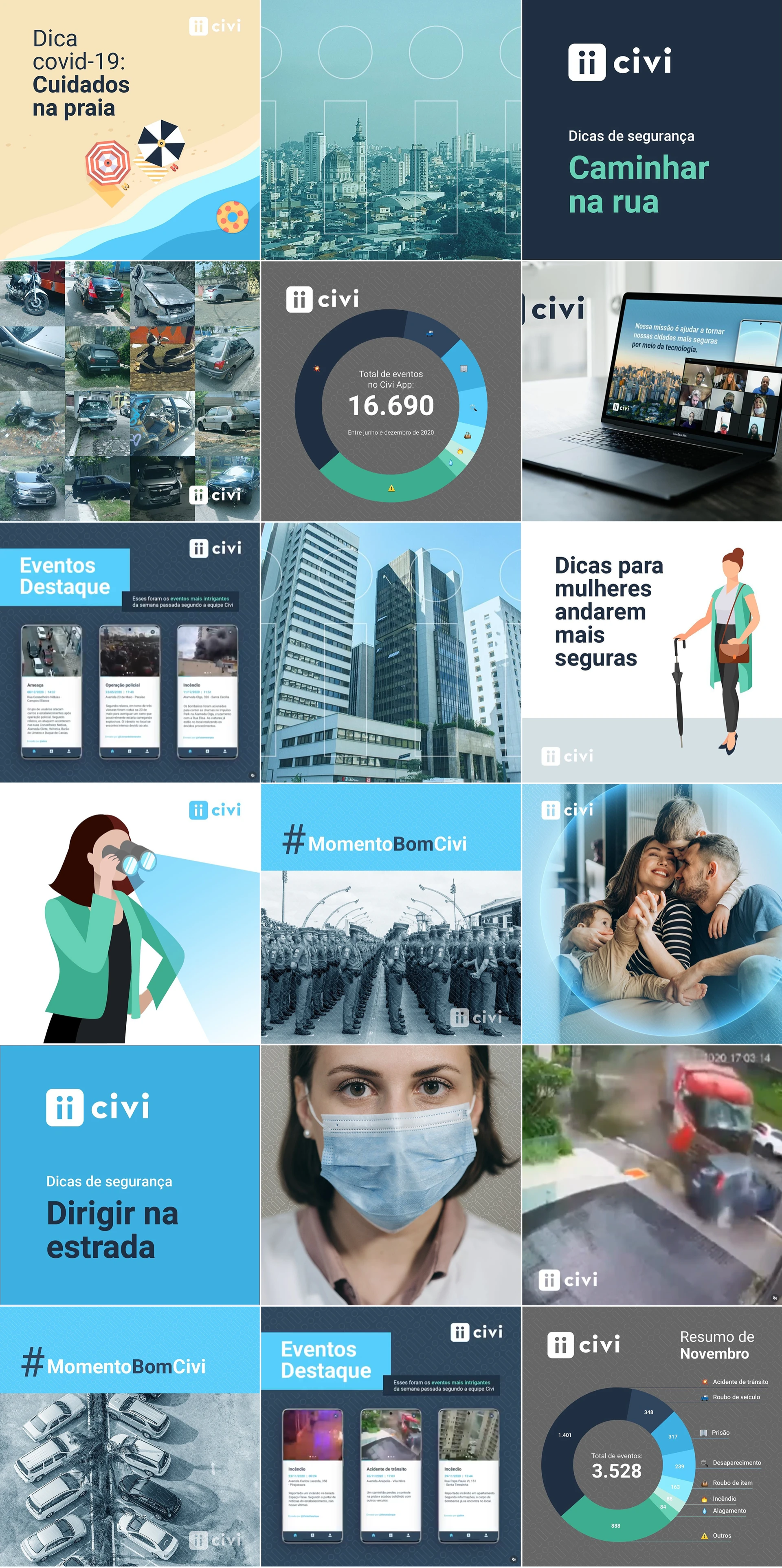 Civi's Instagram feed