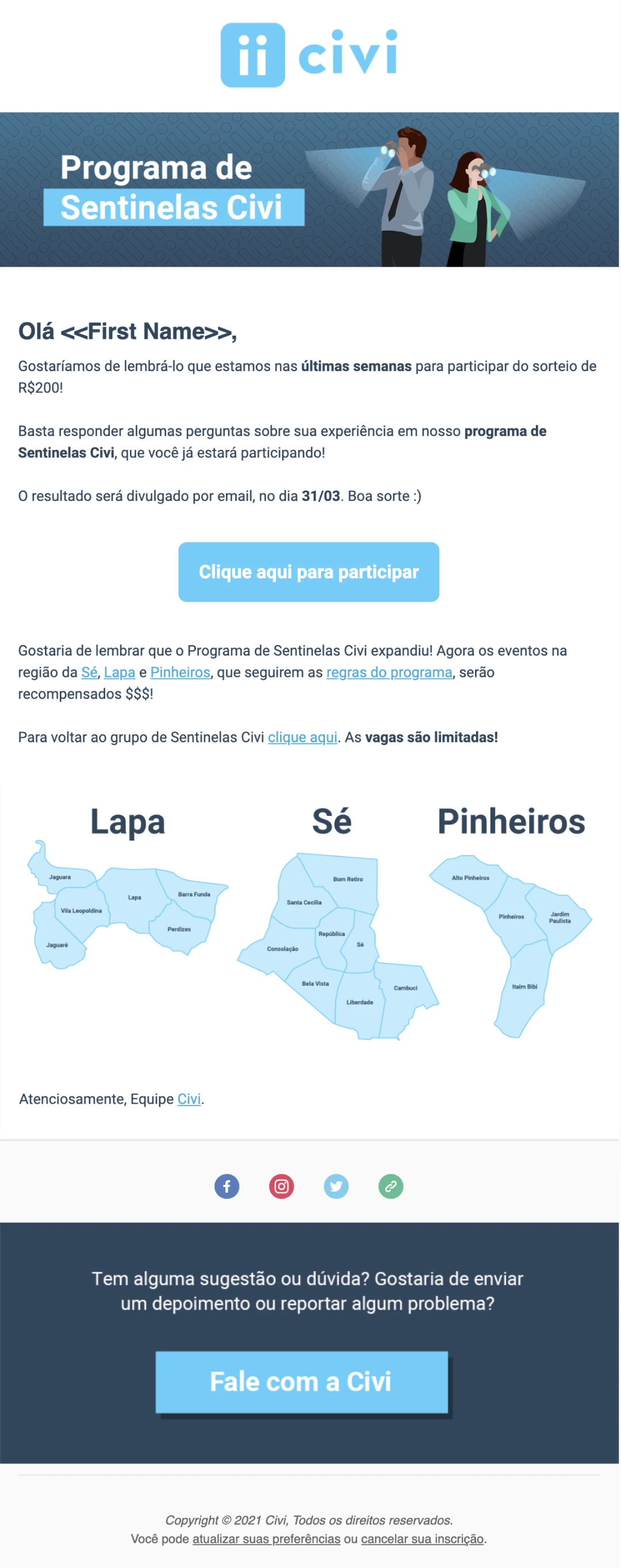 Newsletter example