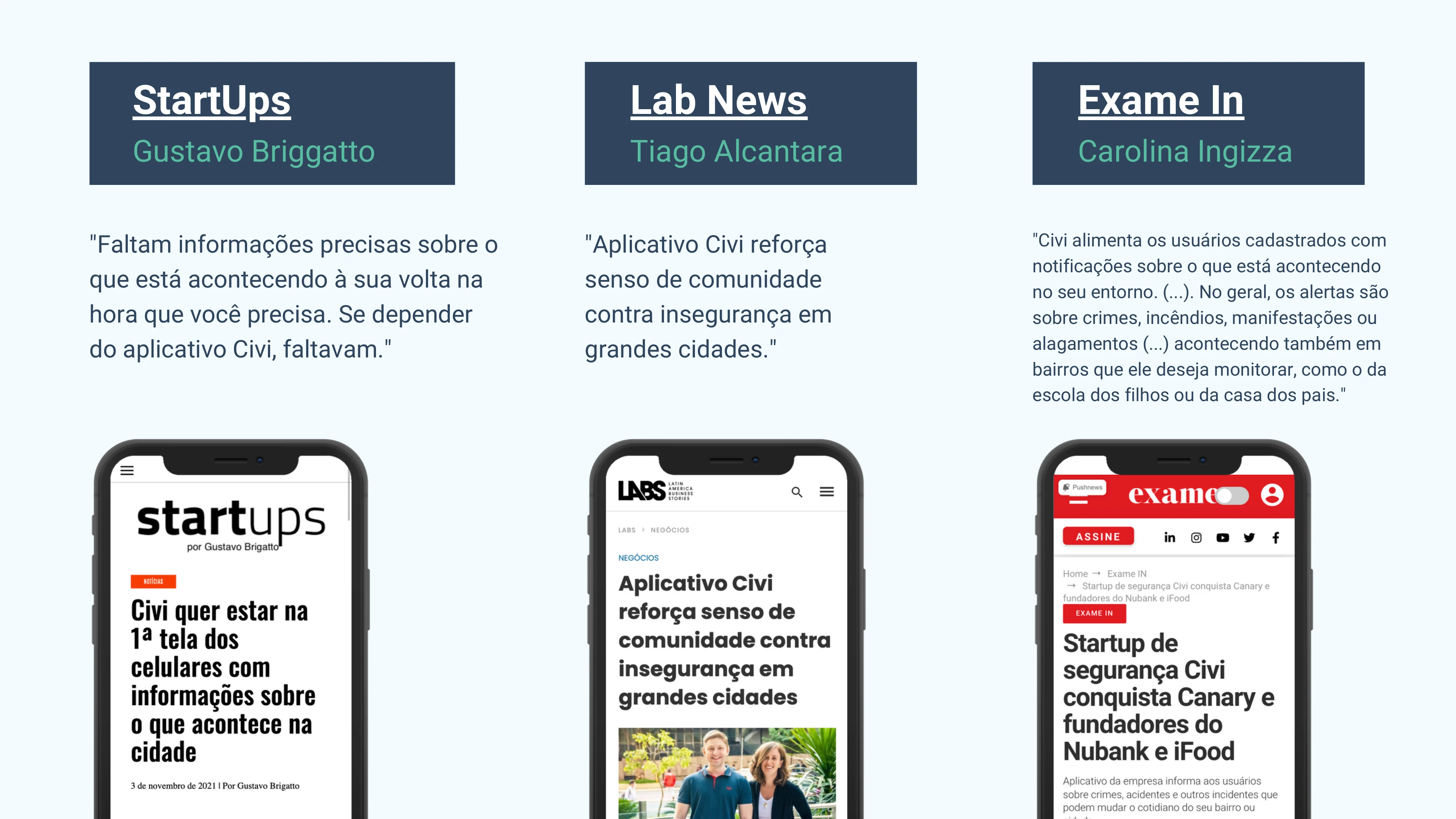 Civi in the media