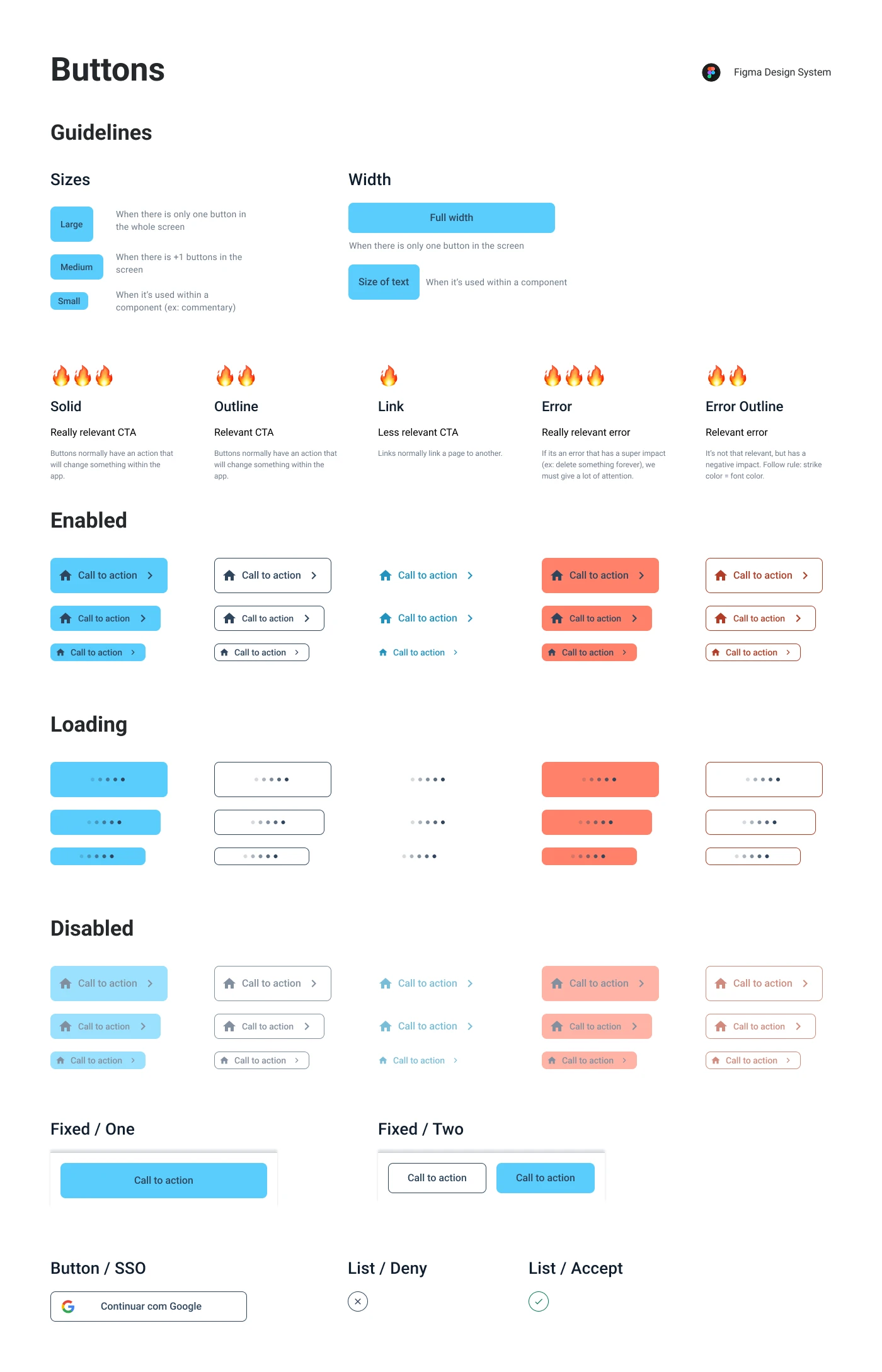Civi design system — Buttons