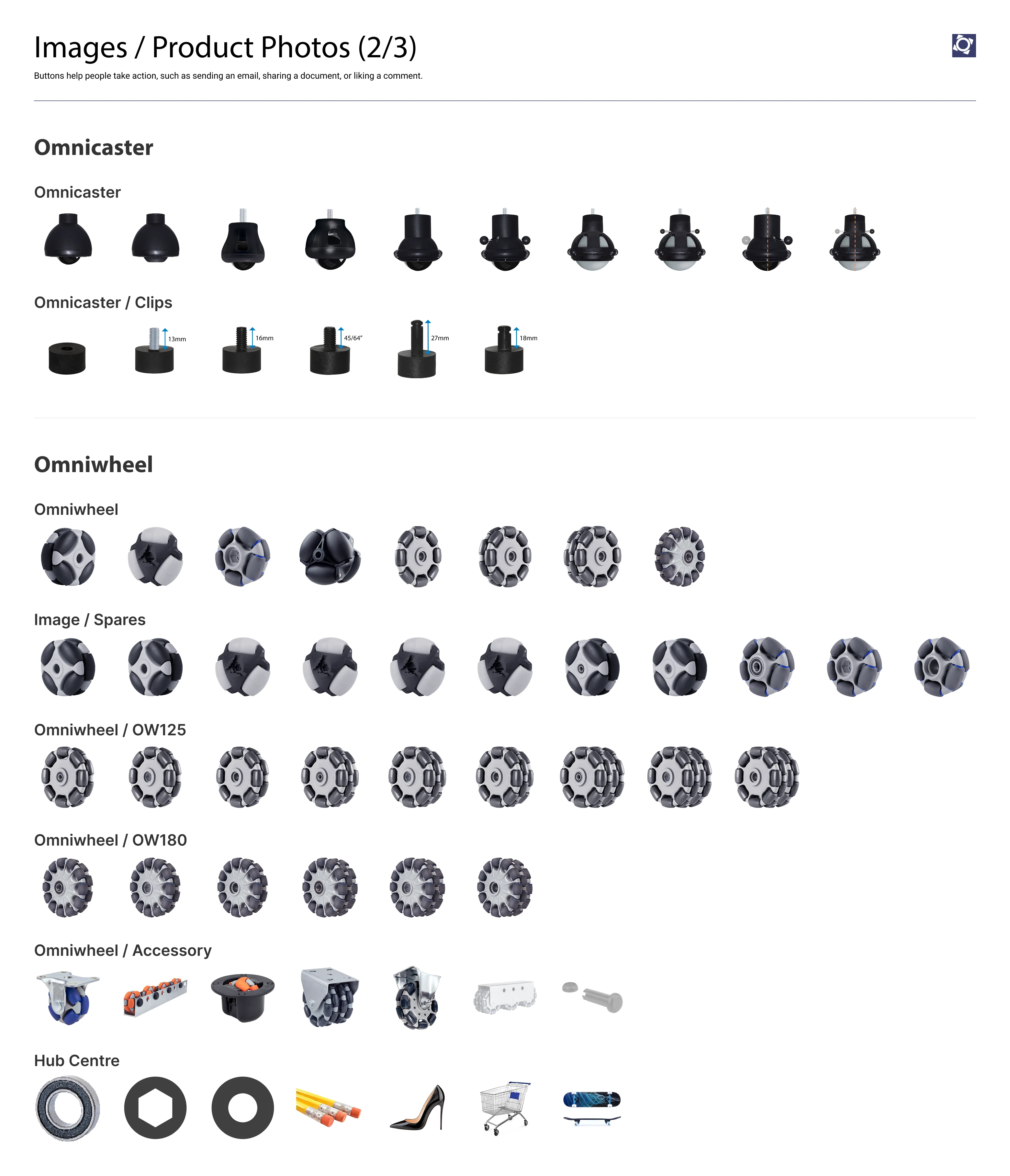 Omnitrack design system — Imagery