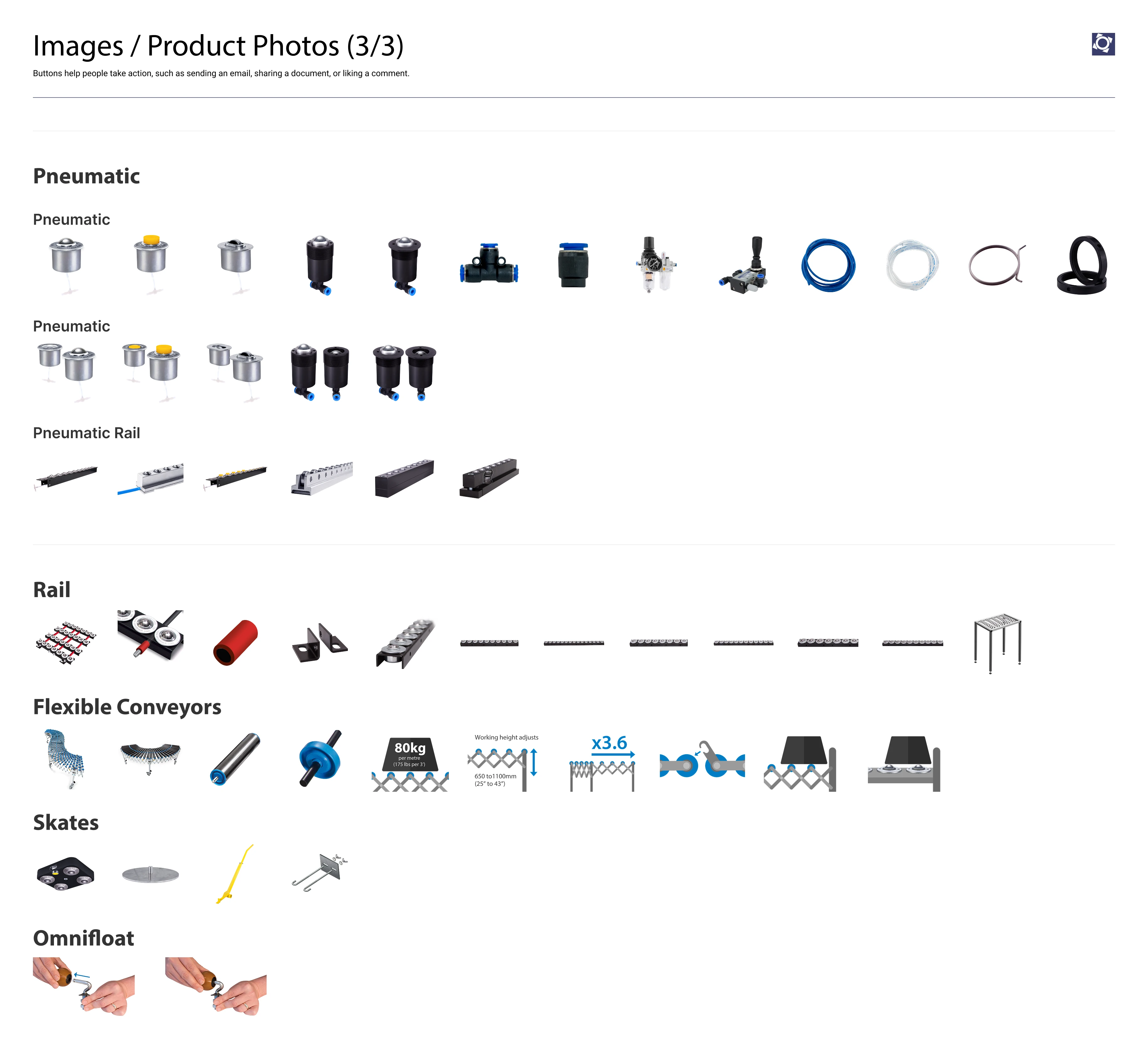 Omnitrack design system — Imagery