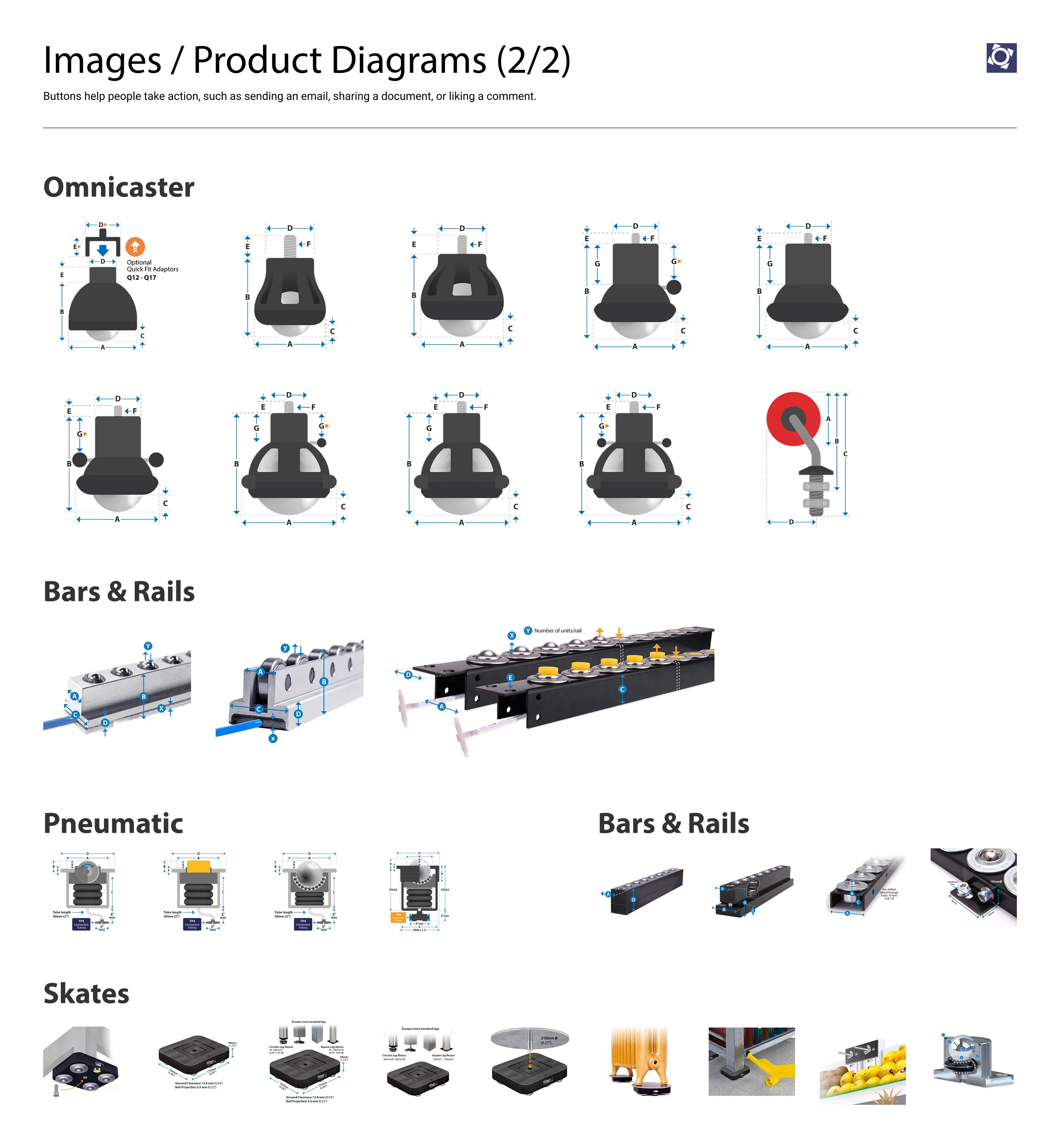 Omnitrack design system — Imagery