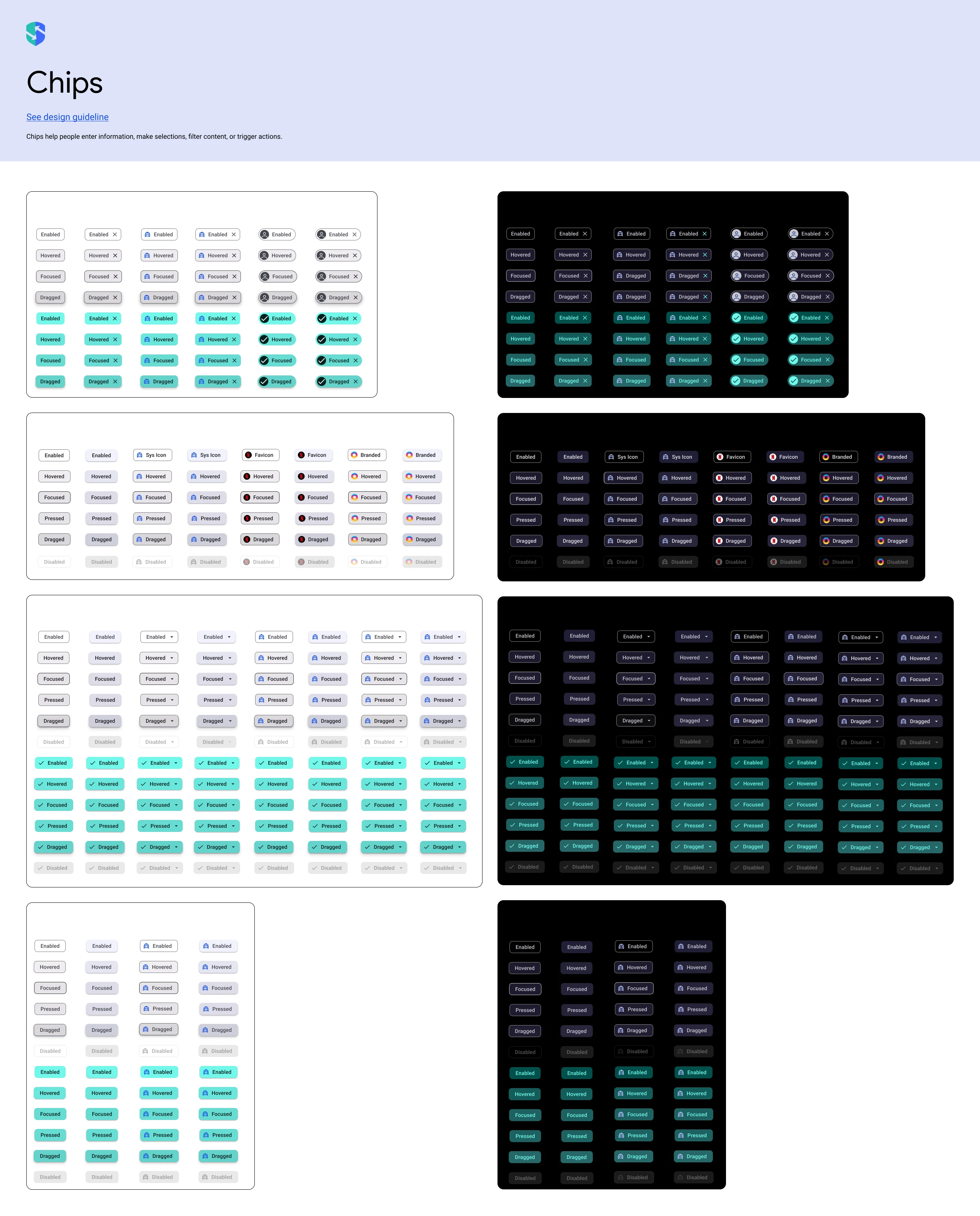 SupplyCyber design system — Chips