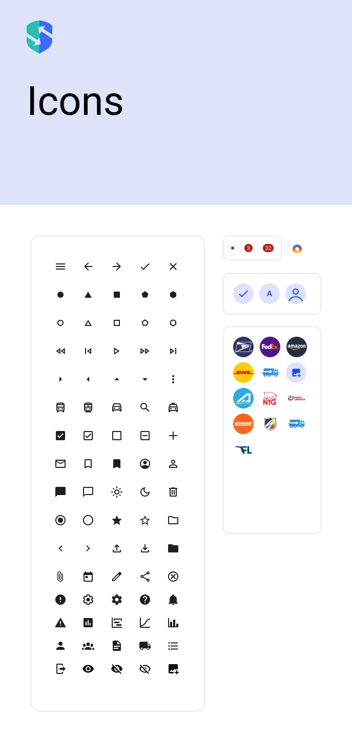 SupplyCyber design system — Icons