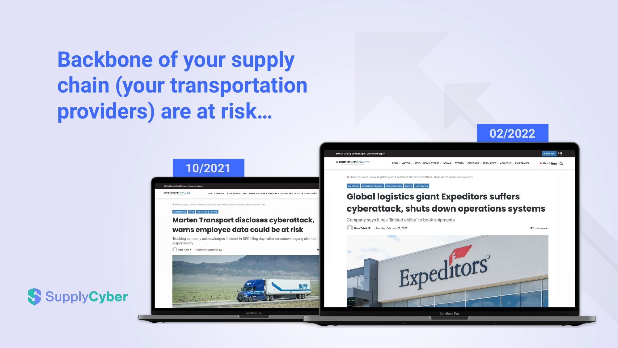 SupplyCyber pitch deck — Backbone of your supply chain are at risk